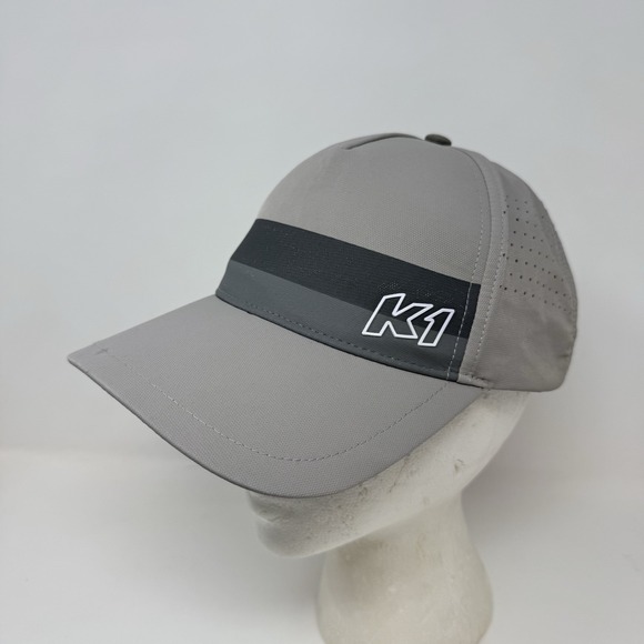 K1 Speed Racing Adjustable Snap Back Hat Cap Mens Racing Gray - Picture 2 of 9